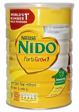 নেসলে নিডো ফুল ক্রিম পাউডার দুধ ১ কেজি (Nestle Nido Full Cream Milk Powder 1Kg.)